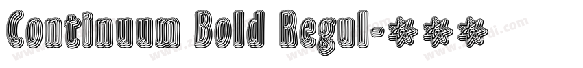 Continuum Bold Regul字体转换 Continuum Bold Regul字体转换